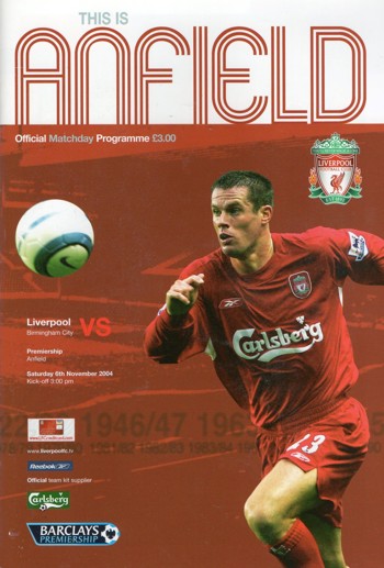 Match programme